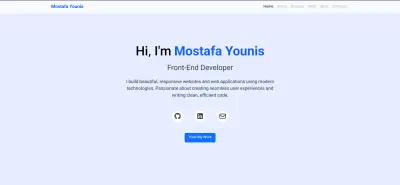 الموقع الشخصي الخاص بي (portfolio)