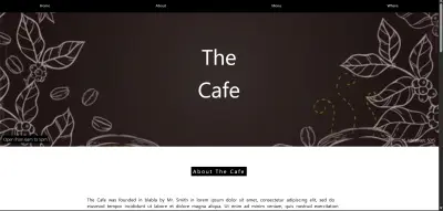 موقع html ,css  لقهوة