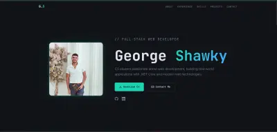 تصميم موقع Portfolio شخصي احترافي