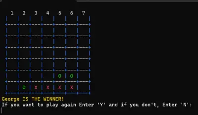 Connect 4 Game