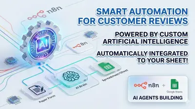 نظام أتمتة ذكي (Automation Workflow) متكامل، يهدف إلى تحويل "آراء العملاء" من مجرد نصوص عشوائية إلى بيانات منظمة وقابلة للتحليل تلقائياً.
