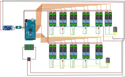 Auto Energy Management System مشروع لأدارة الكهرباء بطريقة زكية