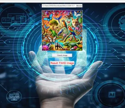 تطوير نظام ذكاء اصطناعي لاكتشاف الصور المزيفة او الحقيقية