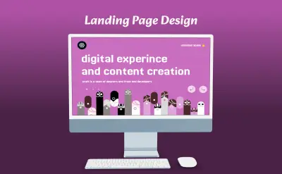 تصميم صفحة الهبوط UX/UI Landing Page Design