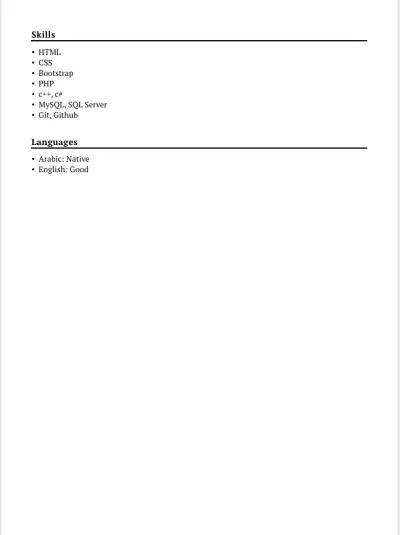 Professional Resume (ATS Optimized)