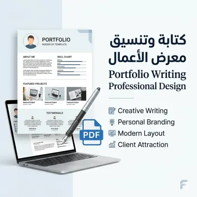كتابة وصياغة معرض أعمال (Portfolio) احترافي يجذب أصحاب المشاريع.