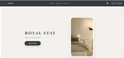 تصميم وبرمجة نظام "Royal Stay" لإدارة الفنادق والحجوزات (Full-Stack)