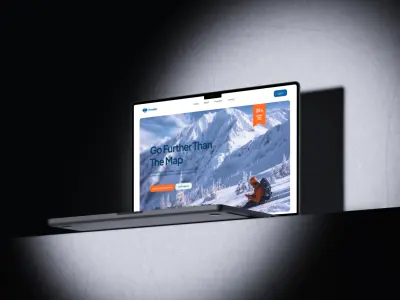 تصميم صفحه هبوط (Landing page) لموقع لتنظيم السفر (Traveler)