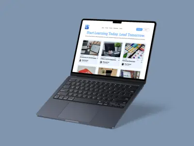 تصميم منصه تعليمه متجاوبه (Responsive)