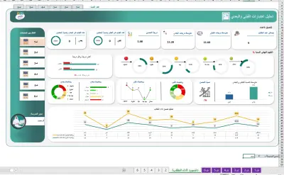 صورة العمل تحليل البيانات وإنشاء لوحة معلومات تفاعلية باستخدام Excel