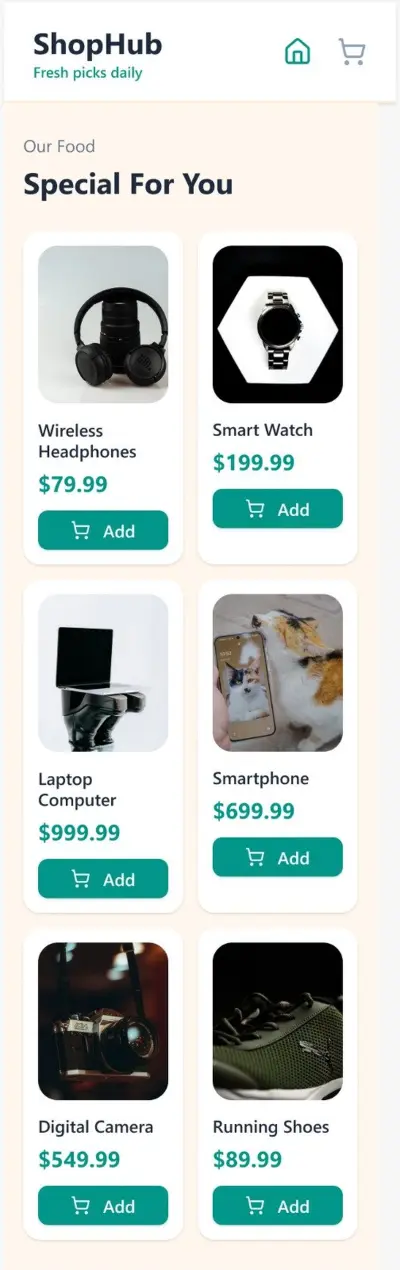 ShopHub E-commerce App