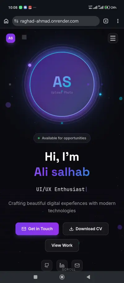 بورتوفوليلو احترافي portfolio