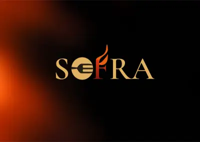 تصميم شعار احترافي وهوية بصرية لمطعم SOFRA