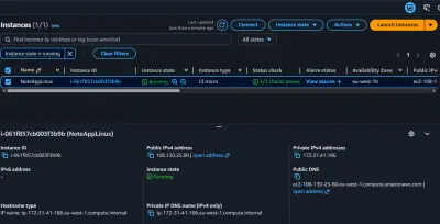 موقع notes تم رفعه على سيرفر ec2 من aws