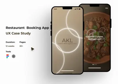 Restaurant Booking App UIUX Case Study