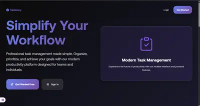 انشاء موقع TASK MANAGER