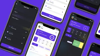 تطبيق لإدارة المهام اليومية محليا بواجهات عصرية جذابة وكود نظيف وبنية مرنة