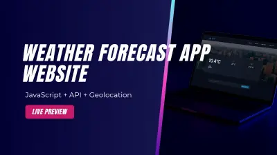 Responsive Weather App Using JavaScript & API
