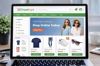FreshCart | متجر إلكتروني لبيع الملابس والإكسسوارات (Full Stack)