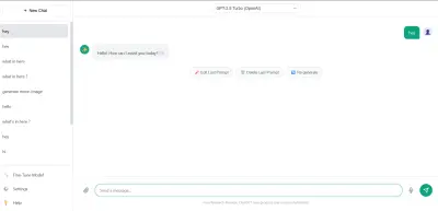 محادثة ذكية مدعومة بالذكاء الصناعي