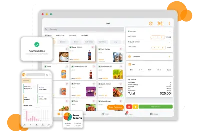 Modern POS & Dashboard UI Design – Clean and Professional Interface