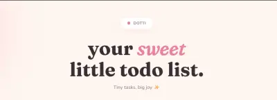 mini todo app
