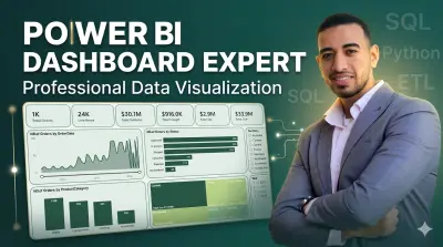 تصميم Dashboard احترافي باستخدام Tableau / Power BI لتحليل بياناتك