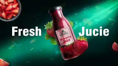 Fresh Juice — Product Ad Concept