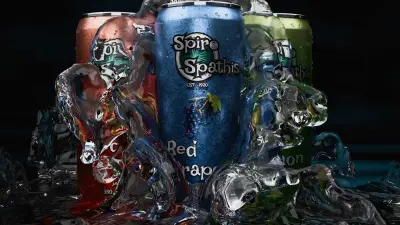 تصميم و تحريك إعلان منتج ثلاثي الابعاد لمشروب غازي (سبيروسباتيس) - 3D Animation for Spiro Spathis Non-Official advertisement