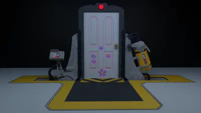 تصميم و تحريك باب شركة المرعبين المحدودة - 3D Animation for Hororr Boo's Door