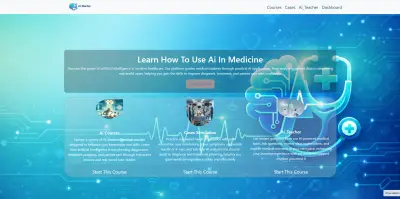 تصميم وتطوير منصة "AI Doctor" لتدريب الكوادر الطبية على تقنيات الذكاء الاصطناعي