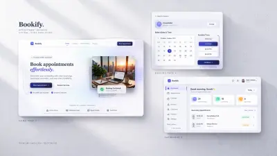 صورة العمل Modern Appointment Booking Website UI (Responsive & User-Friendly)