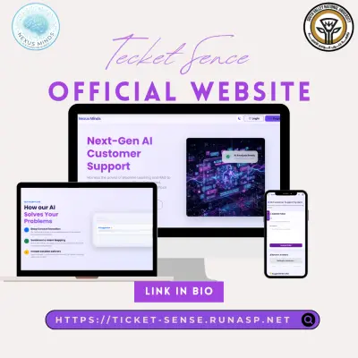 منصة الدعم الفني الذكية المدعومة بالذكاء الاصطناعي(ticket Sense)