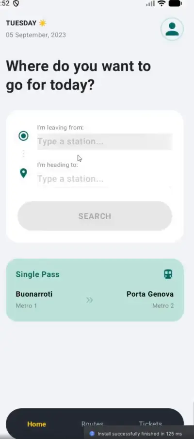 Metro Application