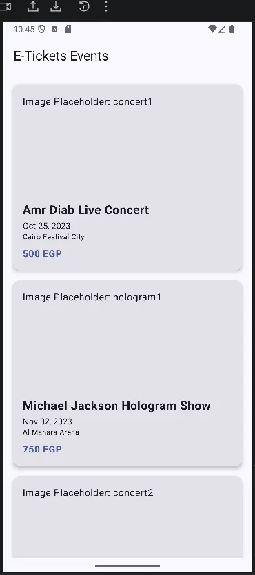 Tickets Application