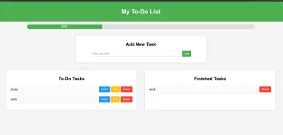 Interactive To-Do List with Progress Tracking
