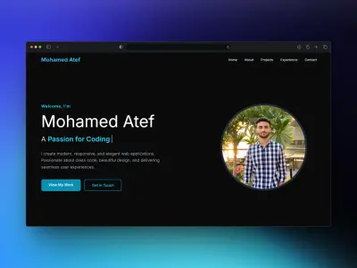 تصميم وتطوير موقع بورتفوليو احترافي وسريع وقابل للتخصيص