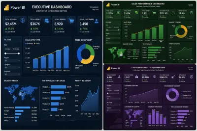 تحليل البيانات وتصميم Dashboard احترافي باستخدام Power BI لعرض مؤشرات الأداء بوضوح