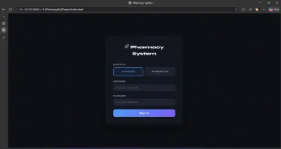 نظام صيدلية Pharmacy System