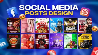 تصميم سوشيال ميديا احترافي باشتراك شهري