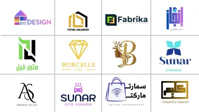 تصميم شعار احترافي مميز لعلامتك التجارية وجرافيك