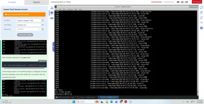 تنفيذ عمليات أساسية على بيانات HBase باستخدام بيئة سحابية
