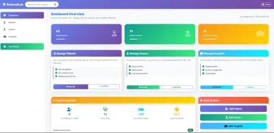 تطوير نظام إدارة المرضى PatientHub باستخدام ASP.NET Core MVC