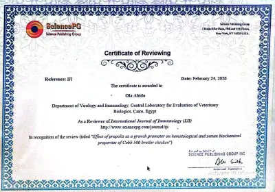 مراجعة تحريرية: تأثير البروبوليس كمحفز نمو على الخصائص الدموية والبيوكيميائية لسيرم دم دجاج التسمين Cobb 500