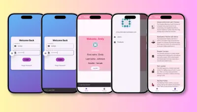 تصميم تطبيق Flutter  لعرض منتجات وربطه مع API