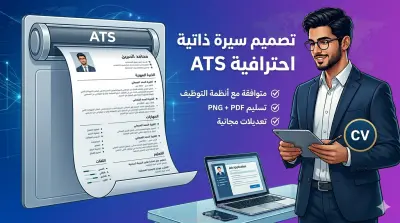 صورة العمل تصميم وكتابة سيرة ذاتية (CV) احترافية متوافقة مع أنظمة ATS بنسبة قبول عالية