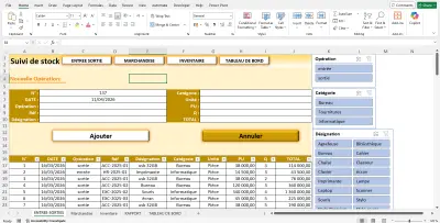 نظام ذكي لإدارة ومراقبة المخازن آلياً (Excel Dashboard)