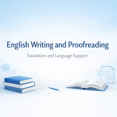 سأساعدك في اللغة الإنجليزية كتابة وتصحيح وترجمة باحترافية