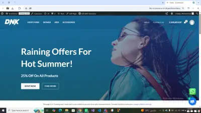 تصميم وتطوير متجر إلكتروني باستخدام WordPress و WooCommerce