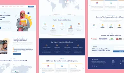 موقع تعريفي للشركة (Company Profile Website).